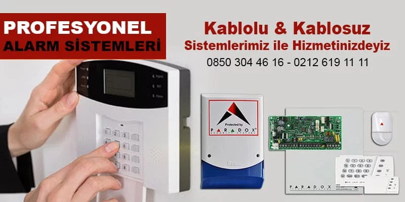 Paradox ev alarm işyeri alarm